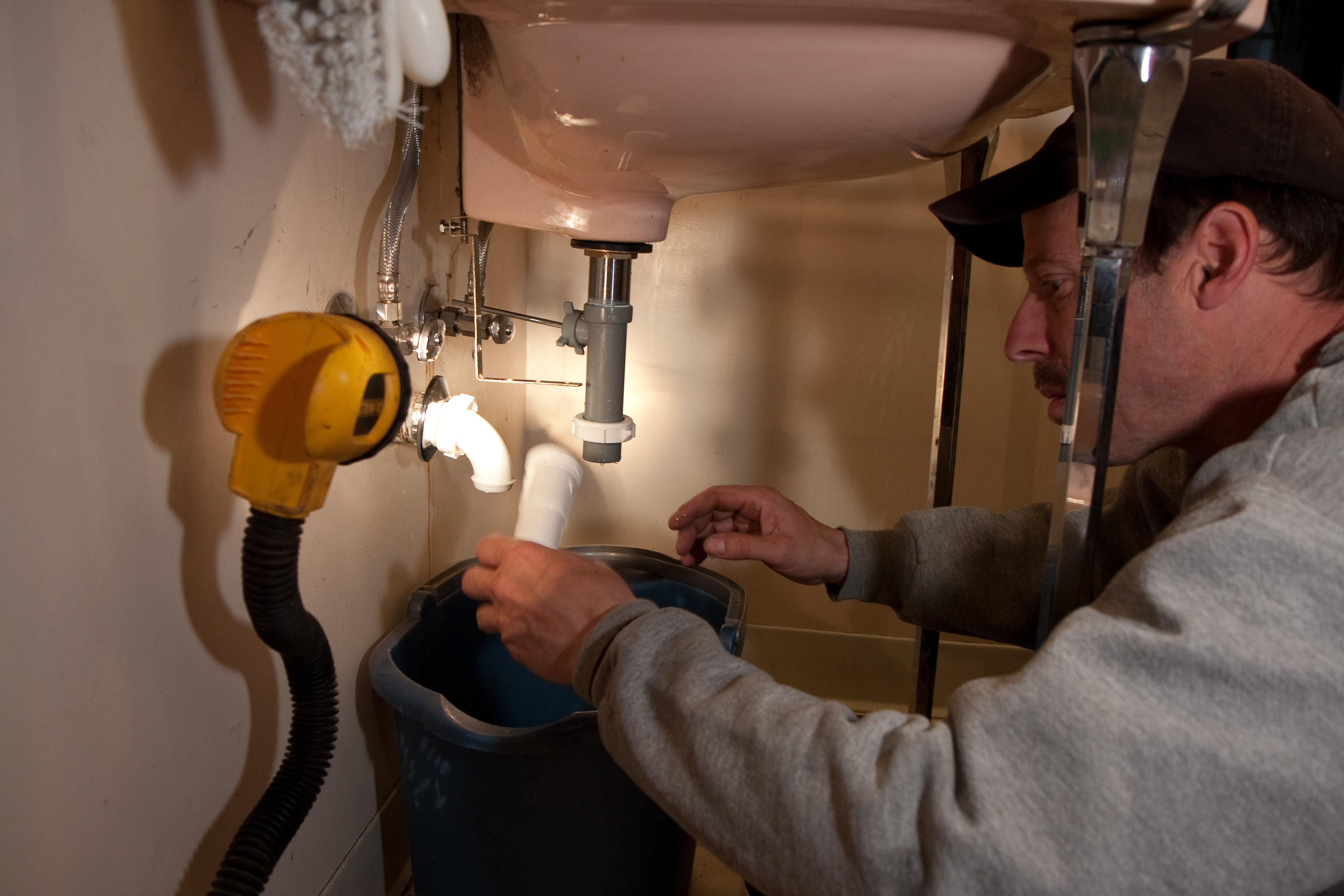 Plumbing repair work